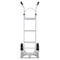 Vestil Silver Aluminum Dual Handle Hand Truck 500 lb Hard Rubber Wheels ALUM-H-HR - alternate 2